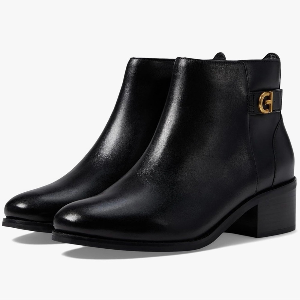 New Cole Haan
Women's Holis Logo Side-Buckle Booties size 8 1/2